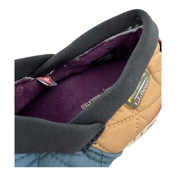 LL Bean Women's Primaloft Slippers Waterproof Insulated Size 9M - Picture 6 of 8